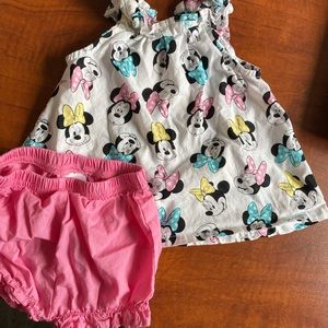 Disney baby Minnie Mouse tank top with bloomers